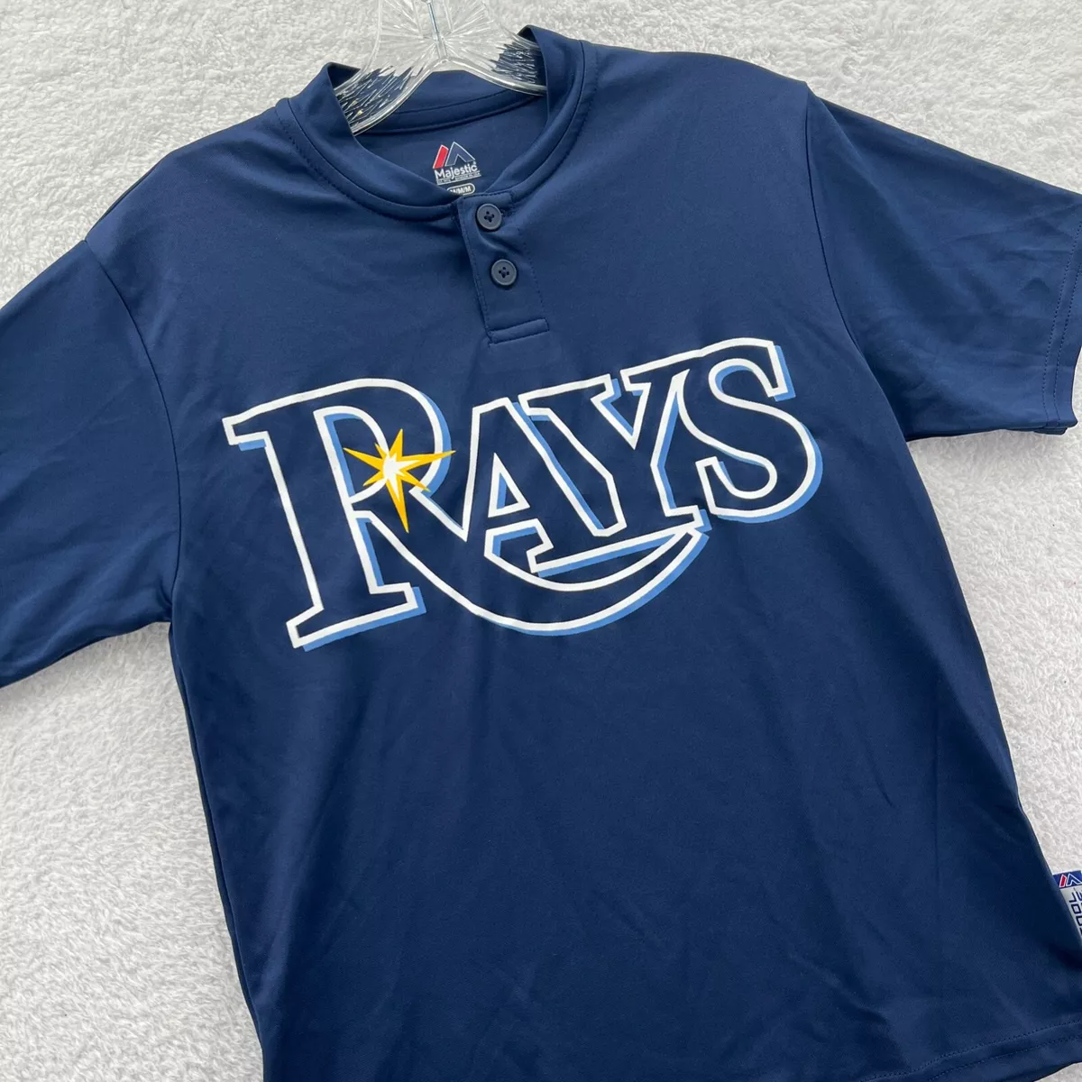 Tampa Bay Rays MLB *Price* Majestic Shirt L. Boys Kids