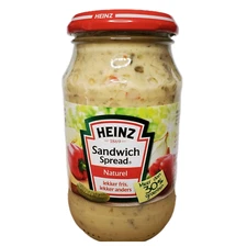 Heinz Sandwich Spread Natural Crunchy Vegetable Condiment Topping 10.6 oz Jar