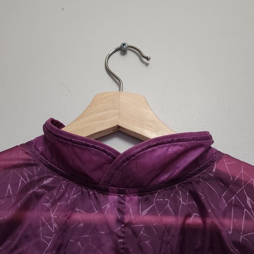 The North Face TNF Women's Medium Running Jacket Purple Geometric Pattern Wind - Picture 5 of 11
