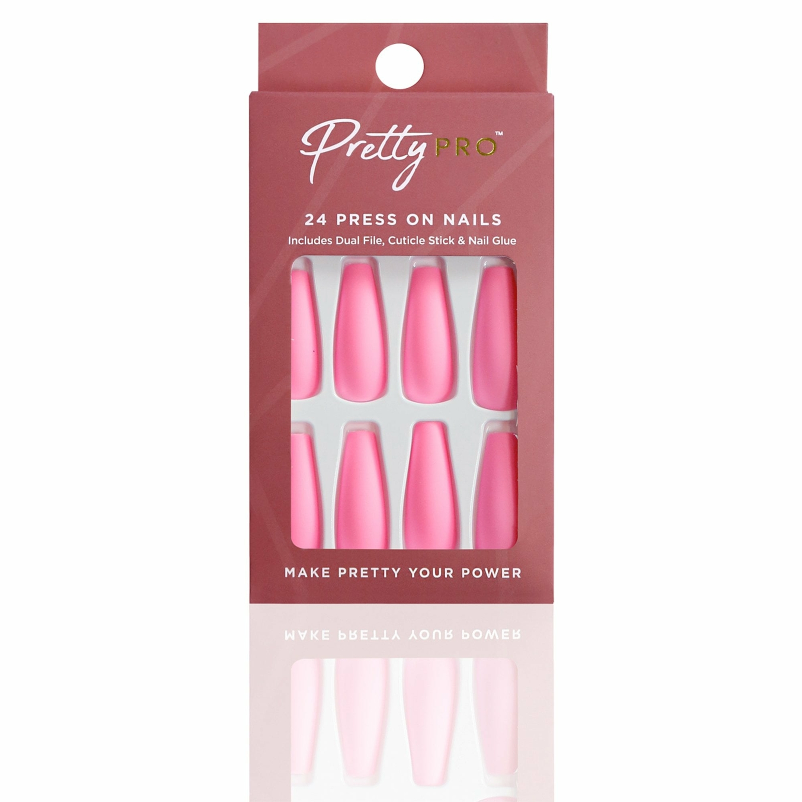 Pretty Pro Reusable Press On False Nails - Sweet Like Candy (24pcs)