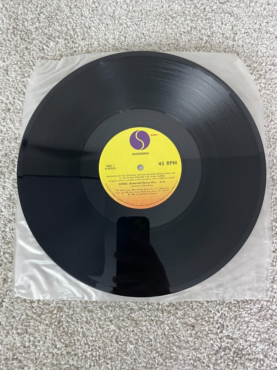 1985 Madonna Angel Into The Groove 45RPM Vinyl Sire Record 0-20335