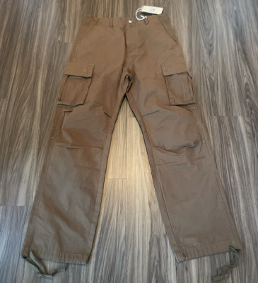 MNML Ultra Baggy Vintage Cargo Pants - Size 30 ( Brown ) NEW WITH TAGS !!!!