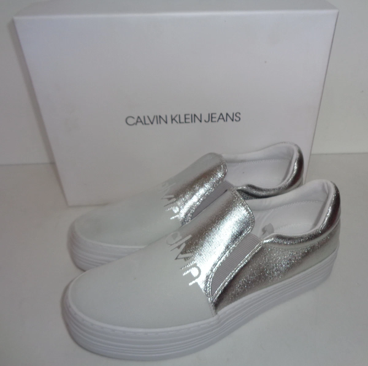 Calvin klein shop shoes silver