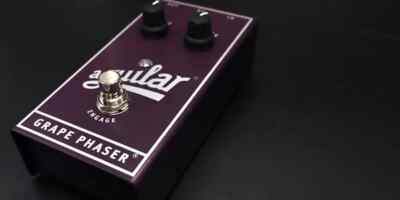 Aguilar Grape Phaser Bass Effects Pedal Analog Phaser Rate/Color
