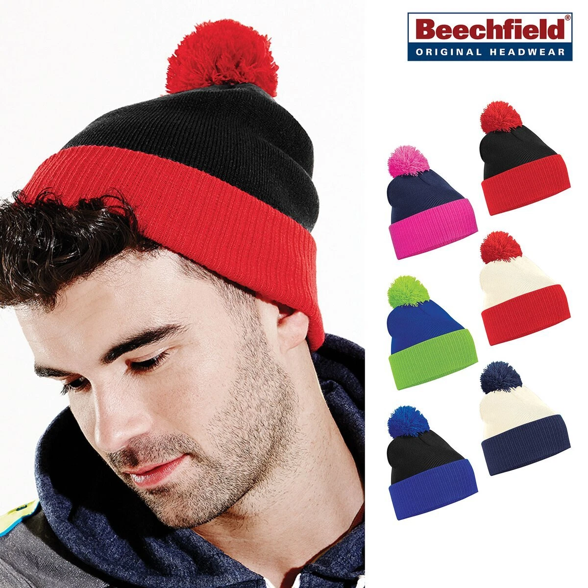 beechfield snowstar beanie