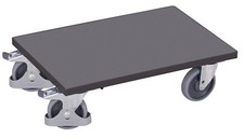 Eurokasten-Roller 610x415 mm mit Bodenplatte anthrazit