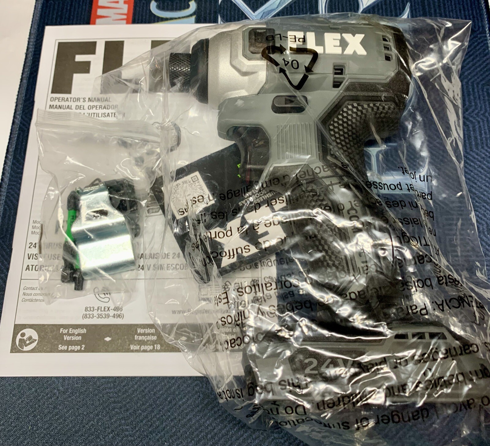 New FLEX FX1331 24V 1/4 HEX COMPACT BRUSHLESS IMPACT DRIVER (TOOL ONLY)