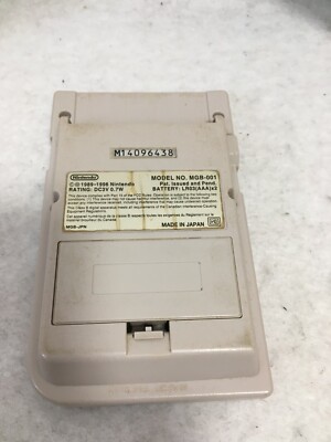 Game Boy Pocket Gray Color Working Nintendo Japan Authentic MGB