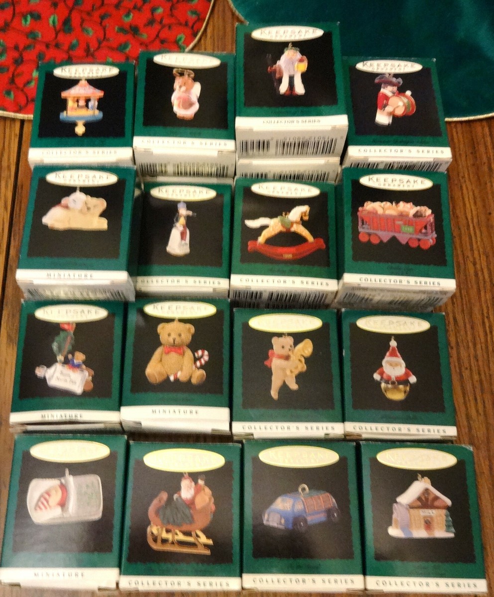 Hallmark Keepsake Mini-Ornaments 1996 Collectors Series--Pick Your