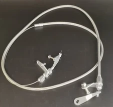 Ford C4 Stainless Braided Kick Down Cable Transmission Kickdown Trans C-4 Detent