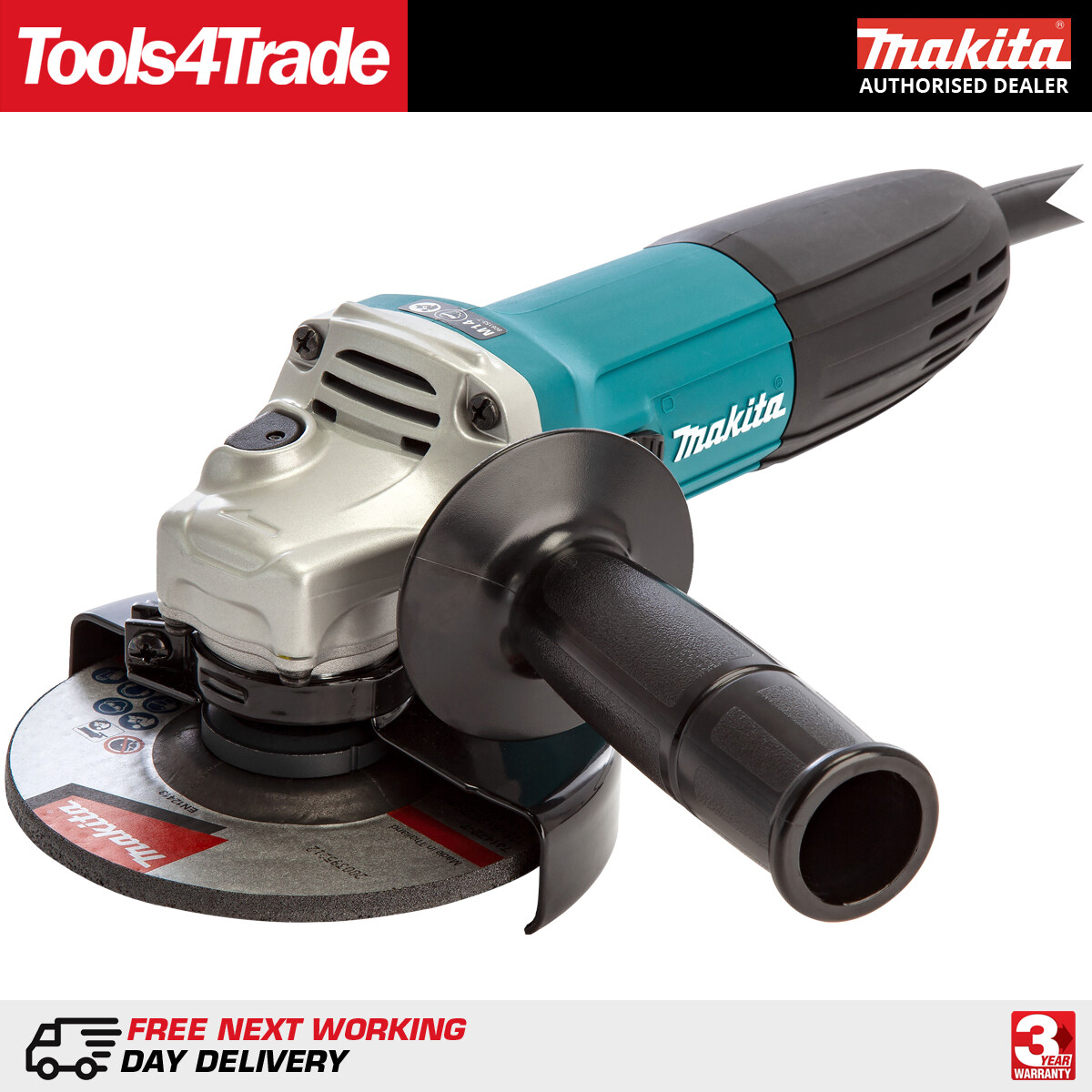 Makita GA5030 125mm Slim Angle Grinder 720W Replacement Of 9555NB 