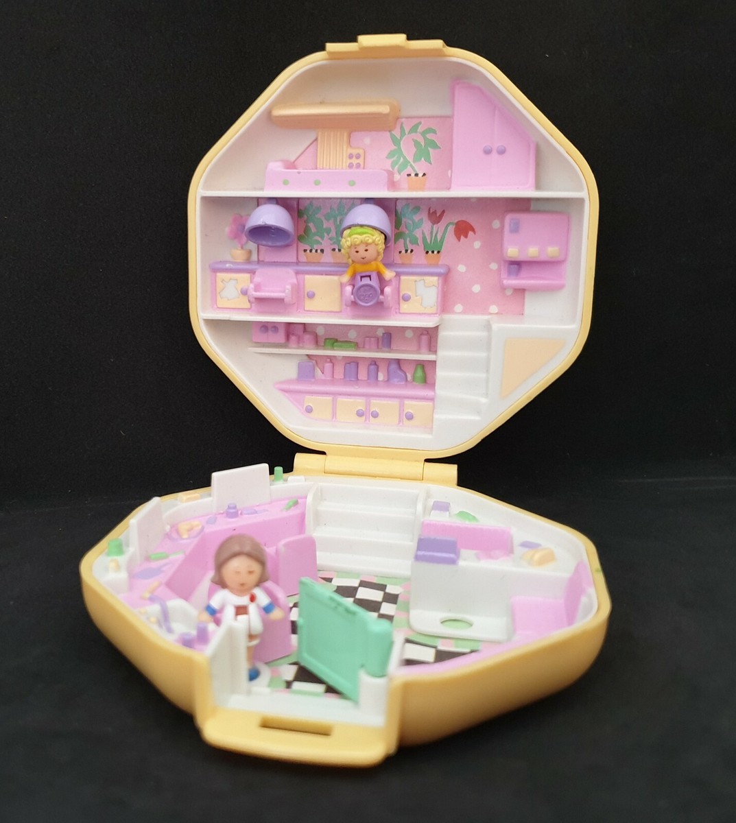 Polly Pocket Bluebird Salon De Coiffure Vintage 1990 Complet
