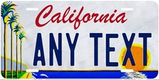Any State Any Text Customized License Metal Plate Tag For Auto Car Bike Bicycle Any State Any Text Customized License Metal Plate Tag For Auto Car Bike Bicycle
