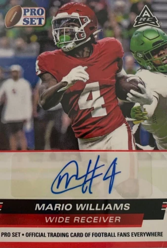 2022 Leaf Pro Set Draft Mario Williams #PSA-MW3