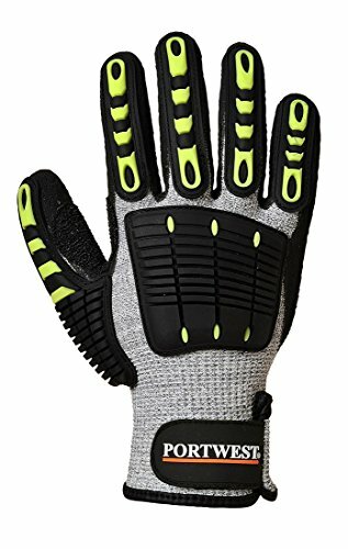 Перчатка Portwest A722G8RM, устойчивая к ударам и порезам, 5, Обычная, Средний размер, Серая