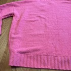 Aerie Hot Pink Chenille Sweater V Neck Size Medium  — photo 9