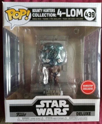 NEW Unopened Funko POP! Star Wars 4-LOM Bounty Hunters Collection #439 Deluxe