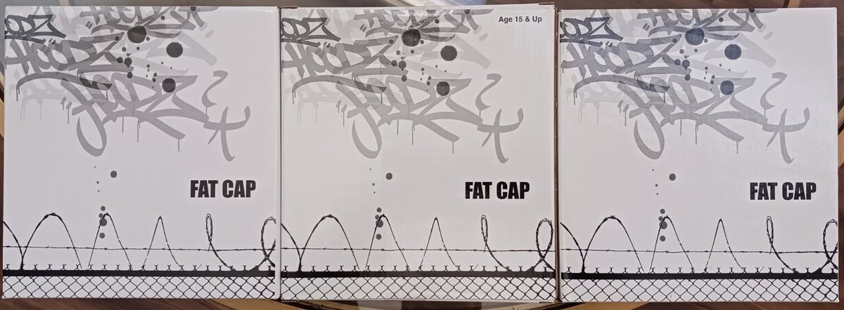 LOT OF FIGURE MEZCO HOODZ ARTIST FAT CAP SEALED WHITE PINK GRAY | eBay