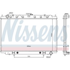 Radiateur Nissan MAXIMA QX
