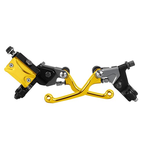 7/8" Hydraulic Brake & Cable Clutch Lever Set Assembly For Suzuki RM RMZ RMX - Picture 12 of 17