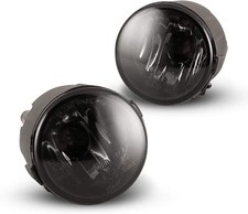 For Nissan Cube 2009-2012 Smoke Pair Bumper Fog Light Front Replacement Lamps