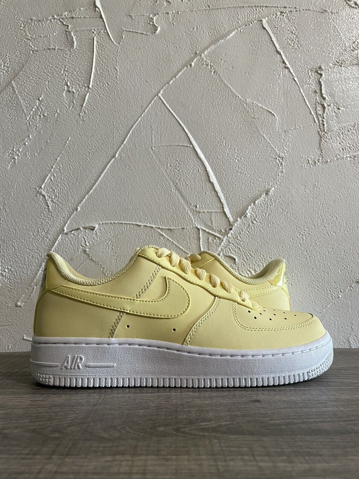 yellow velvet nike air force 1