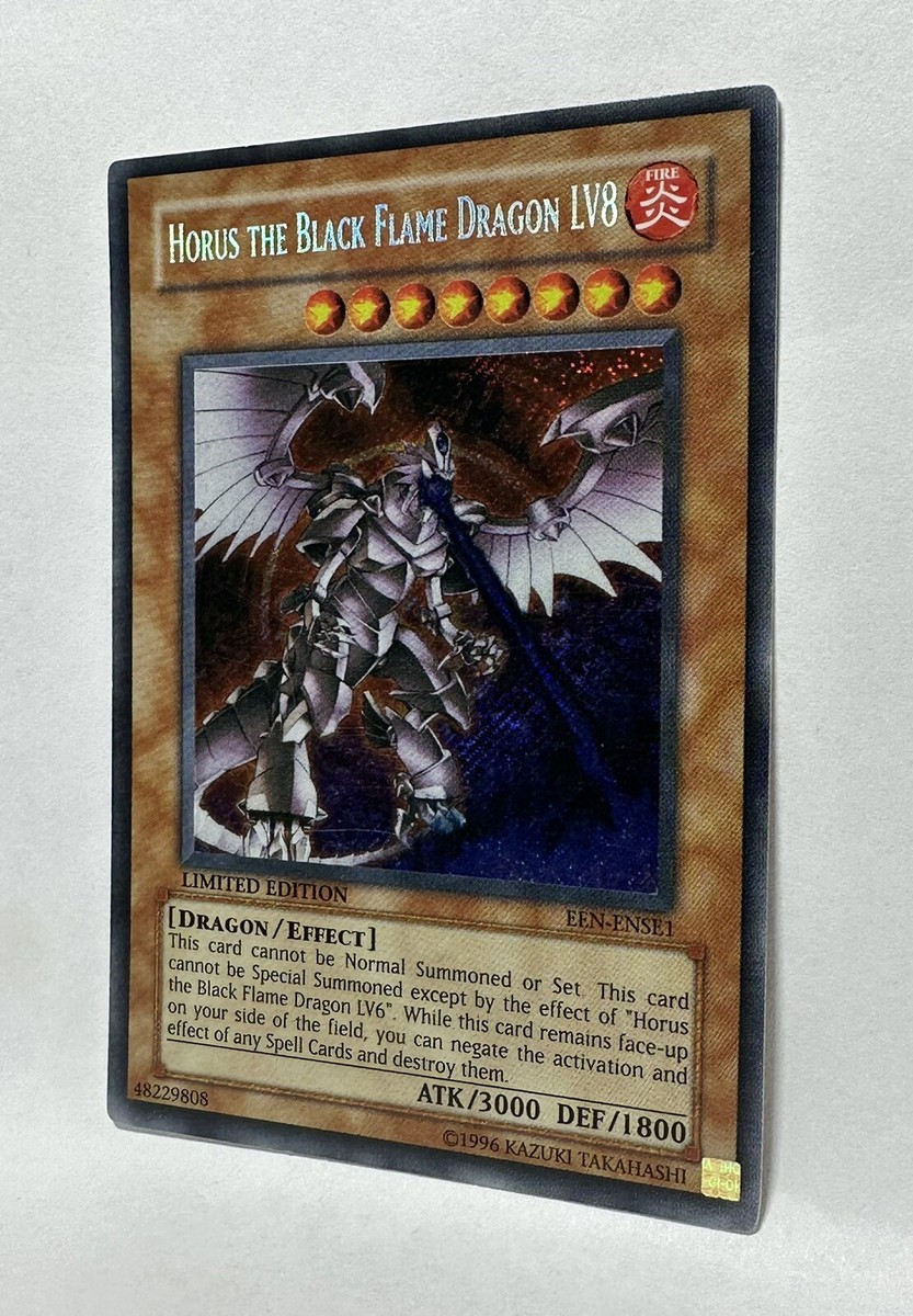 YuGiOh! Horus The Black Flame Dragon LV8 - EEN-ENSE1 - Limited Ed