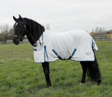 Rhinegold Maui Check Summer Sheet, Horse Rug, Standard Neck, 2 Colours