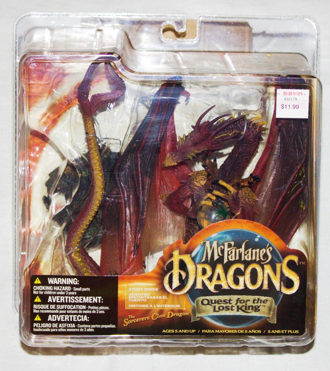 McFarlane's Dragons Sorcerers Clan Dragon Action Figure 2004