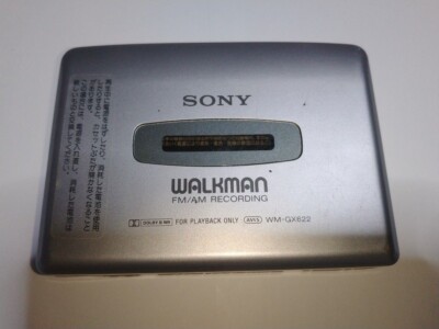 SONY WM-GX622 Silver Walkman Radio Cassette-Corder Player Good GP