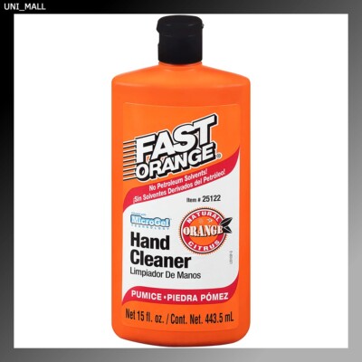 Permatex 25122 Fast Orange Citrus Scent Fine Pumice Hand Cleaner 15 oz.
