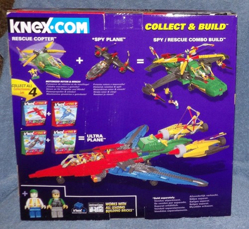 K'NEX AIR ACTION SERIES SET#4 RESCUE COPTER BUILDING SET 231 PIECES AGES 5+ - Picture 2 of 6