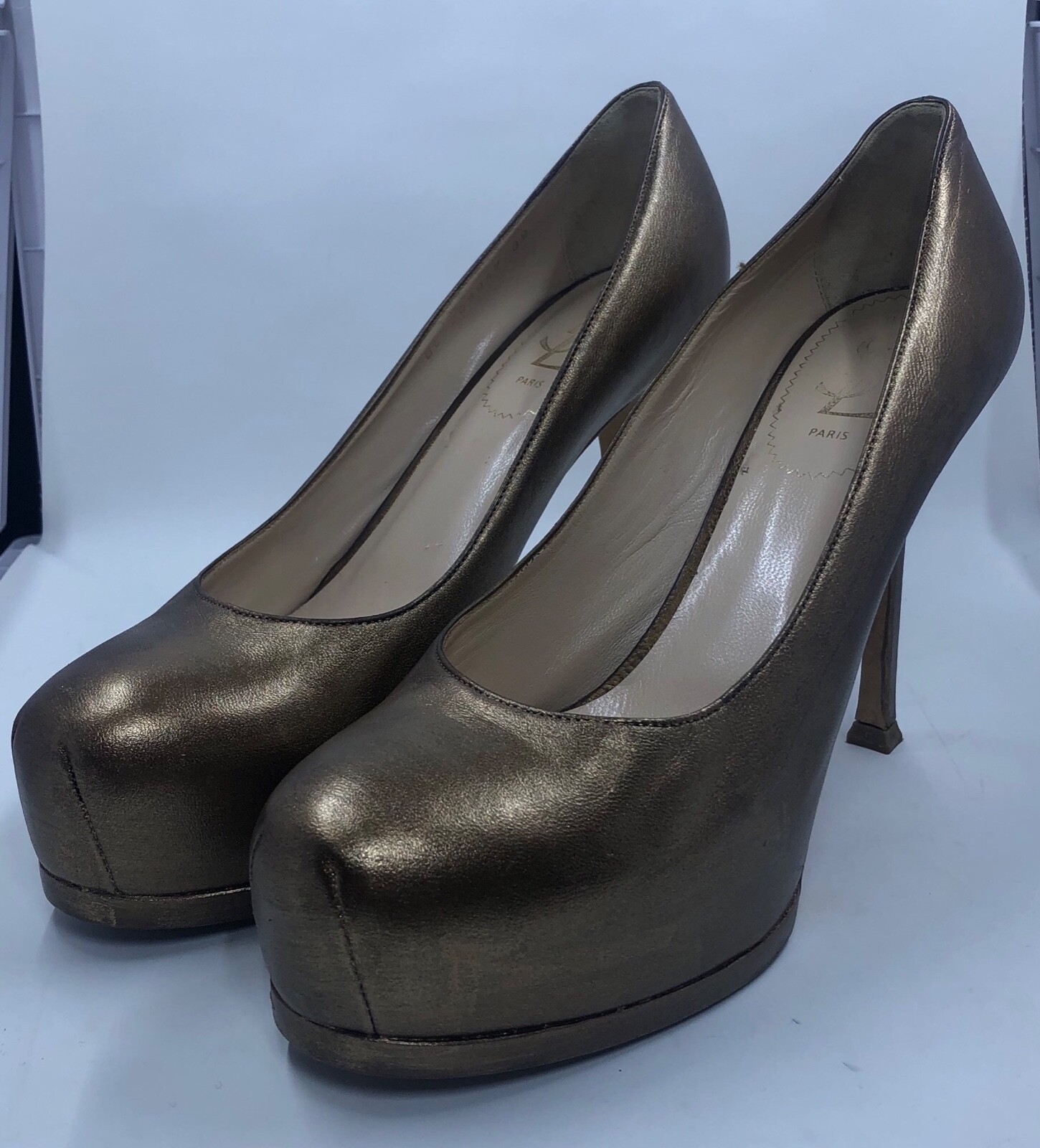 YSL Saint Laurent Tacchi Parigi con COA