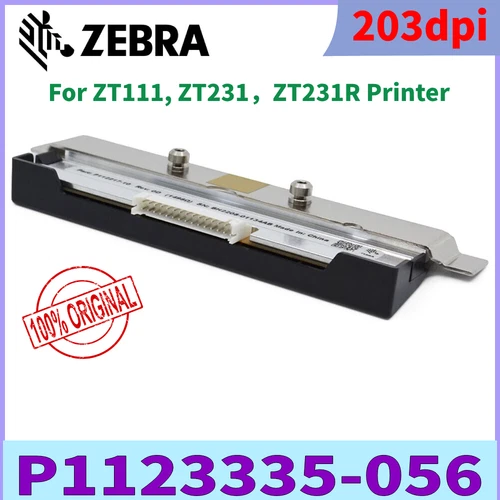 Zebra P1123335-056 Genuine Printhead for ZT111 ZT231 ZT231R Printer 203DPI