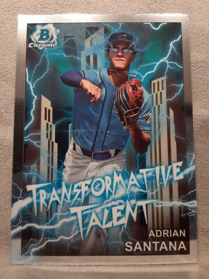 2023 Bowman Draft #TT-4 Adrian Santana - Transformative Talent - Tampa Bay Rays