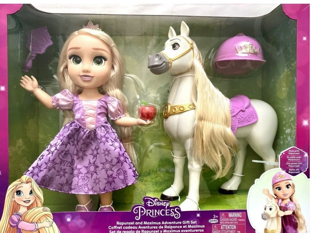 Rapunzel and sales horse set