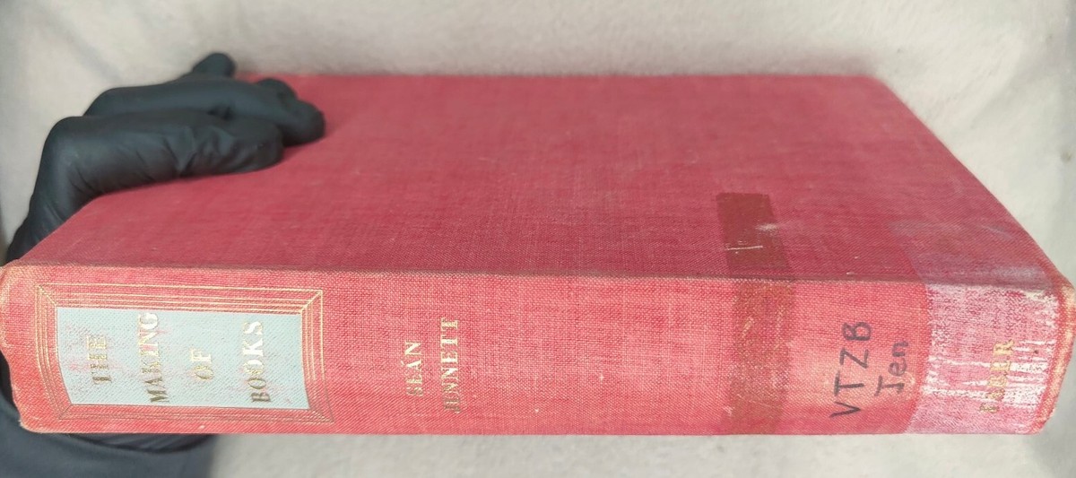 The Making of Books by Sean Jennett Hardback 1951 First Edition
