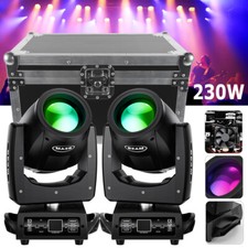 230W 7R 24 Prism Beam LED Moving Head Lighting DMX Rainbow Fogging Effect W/Case
