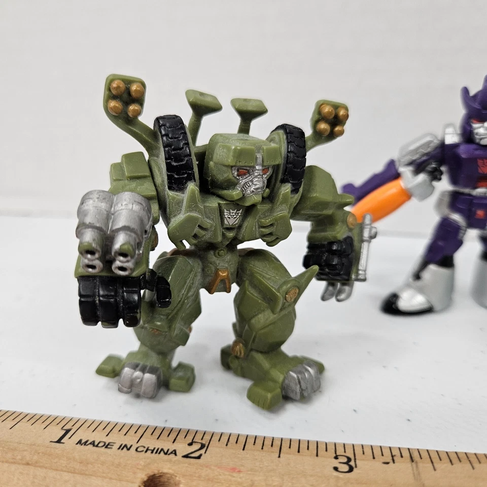 LOT Playskool ROBOT HEORES Transformers BRAWL SKIDS GALVATRON Figures - Image 2 of 4