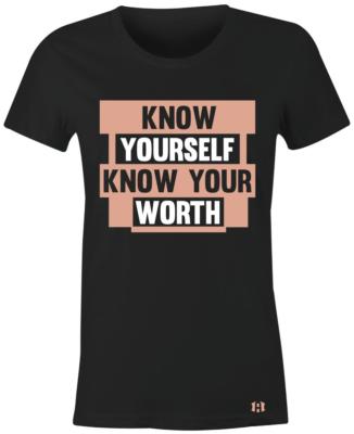 Know Yourself - Women/Juniors T-Shirt to Match Retro Low ''Bleached Coral'' 11's