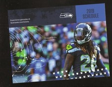 Seattle Seahawks Shaquill Griffin 2019 Pocket Schedule KGON