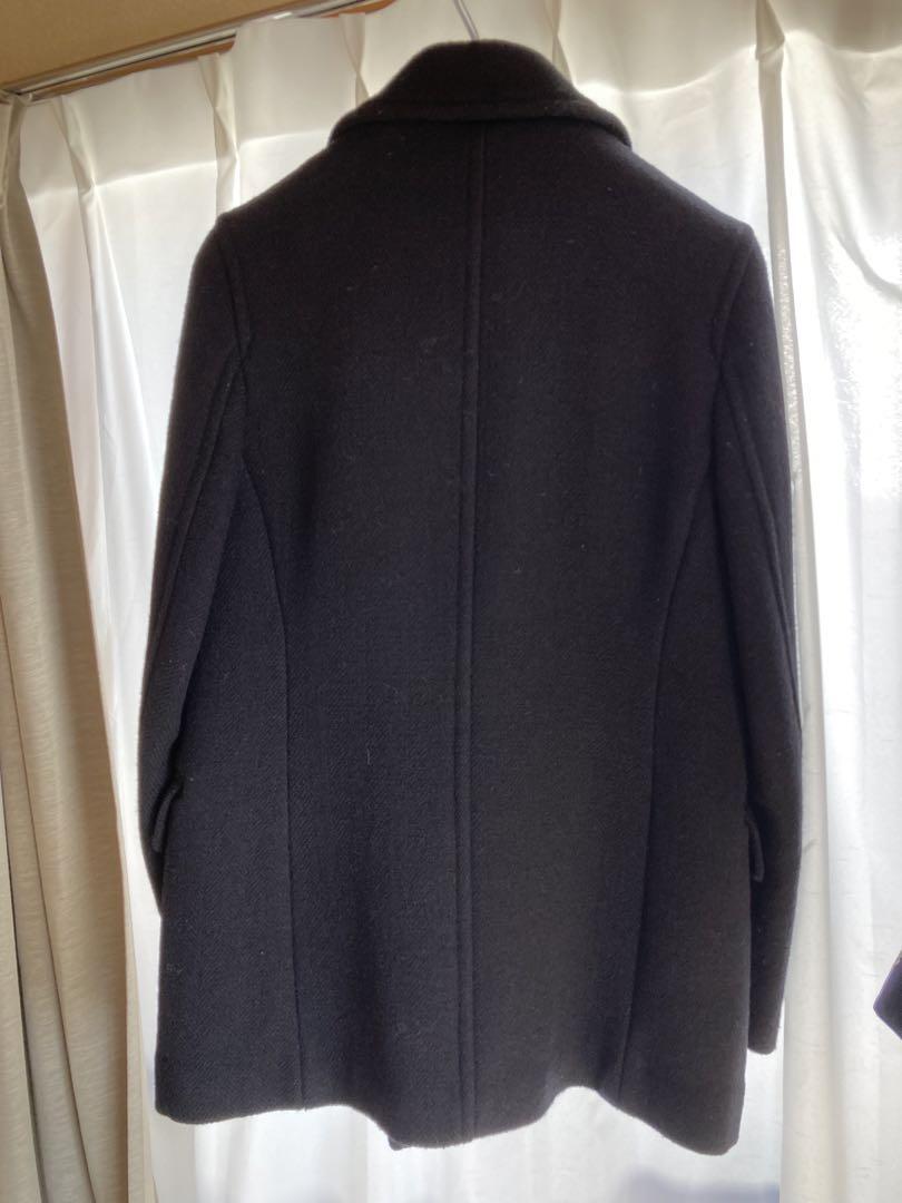 MARGARET HOWELL マーガレットハウエル　ピーコート　ネイビー　1 美品 MARGARET HOWELL マーガレットハウエル カシミヤブレンド