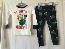 New Carter's Turtle Pajamas Set Baby Toddler Boy Christmas Many sizes