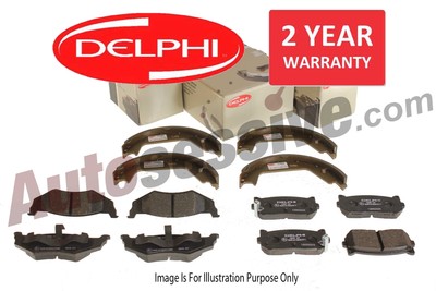SSANGYONG Rexton Anteriore E Posteriore Pastiglie Freno A Mano Delphi Scarpe 2.7 2.9 Kit di frenatura