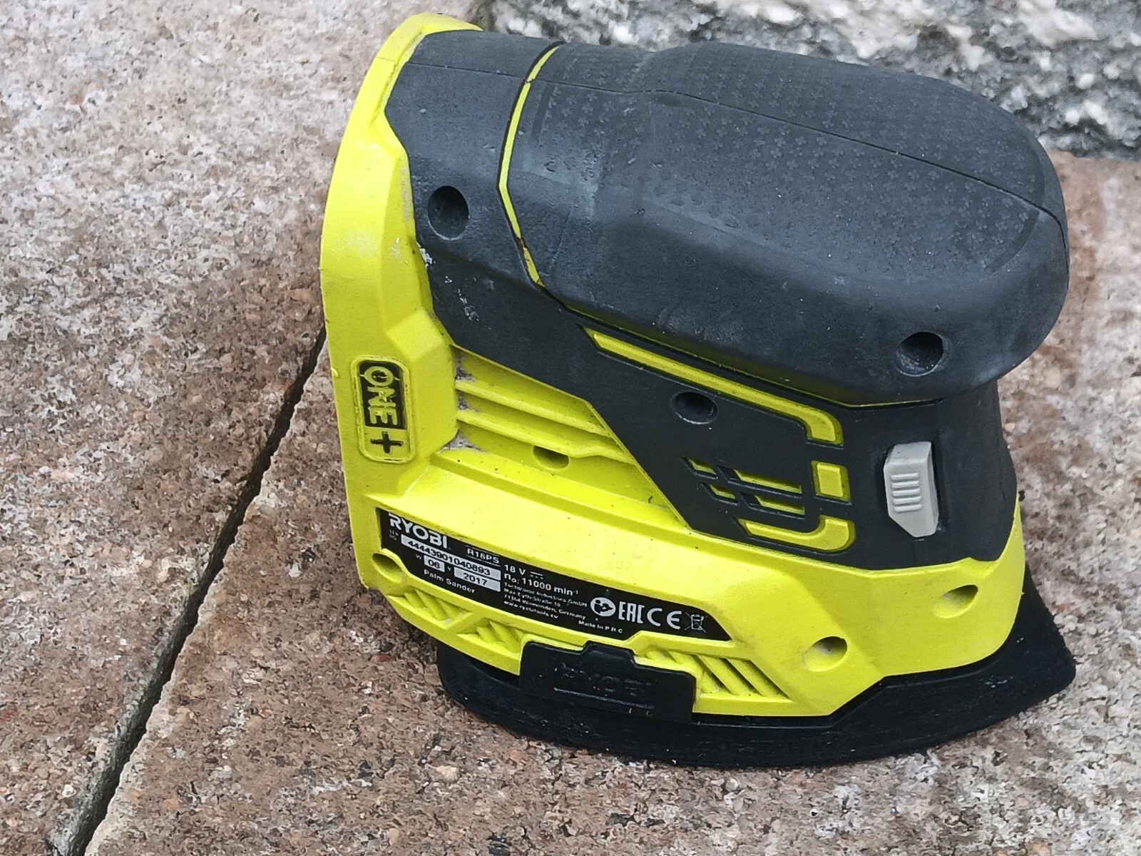 Ryobi 18V ONE+ R18PS0 Palm Sander (Body Only) PLEASE READ