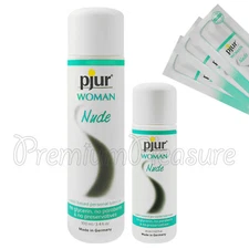 pjur WOMAN Nude lubricant * Waterbased premium personal glide lube * Natural *