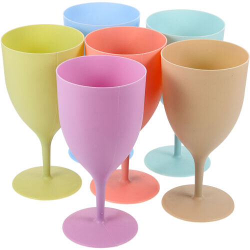 6pcs Wedding Wine Goblets Party Cups Banquet Party Wedding Home