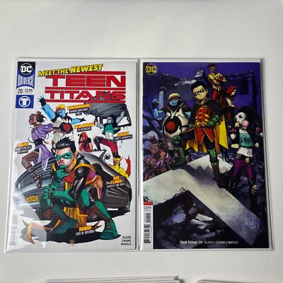 Teen Titans #20 Covers A & B | 1st App Crush Lobo's Daughter | Set | DC Comics