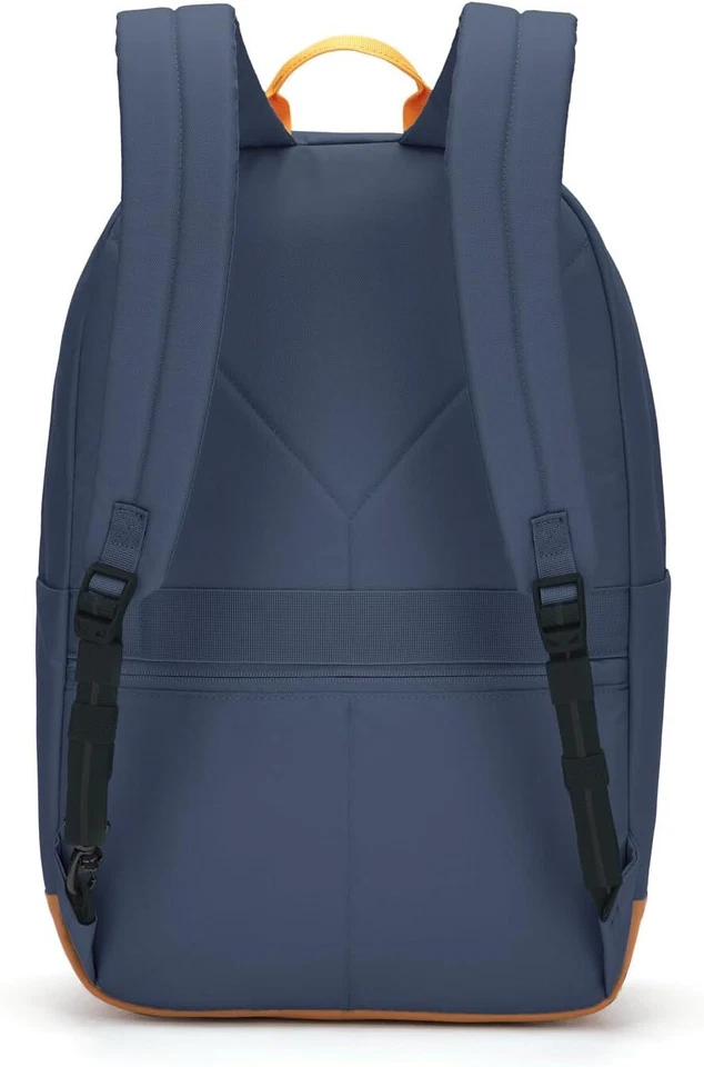Mochila antirrobo Pacsafe GO 25L, azul costero, antirrobo Foto 2 de 4