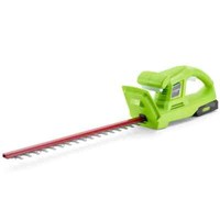 Greenworks Teleskop Heckenschere 24V 2Ah Akku Heckentrimmer Heckenschneider